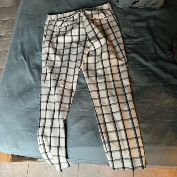 Express columnist ankle stretch mid rise trousers - Picture 3 of 4